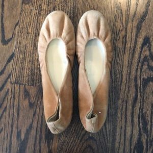 J Crew Tan Flats